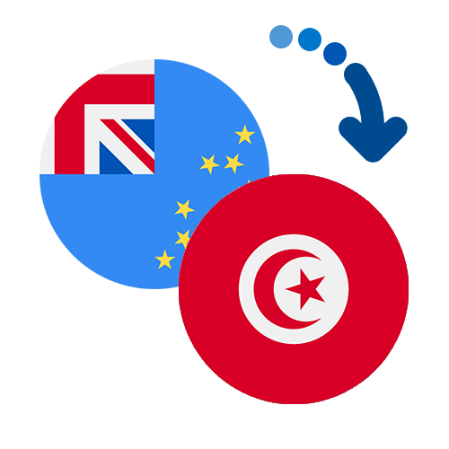 Wie kann man online Geld von Tuvalu nach Tunesien senden?