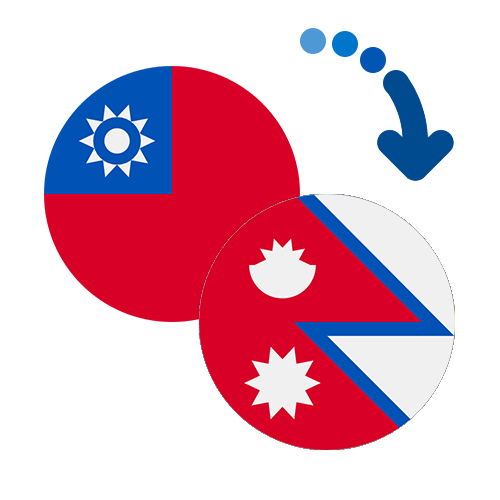 Wie kann man online Geld von Taiwan nach Nepal senden?