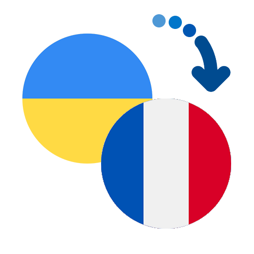 How to send money from Ukraine to France