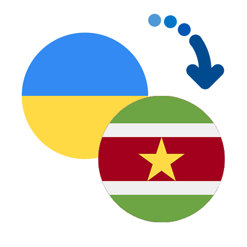 Wie kann man online Geld von der Ukraine nach Surinam senden?