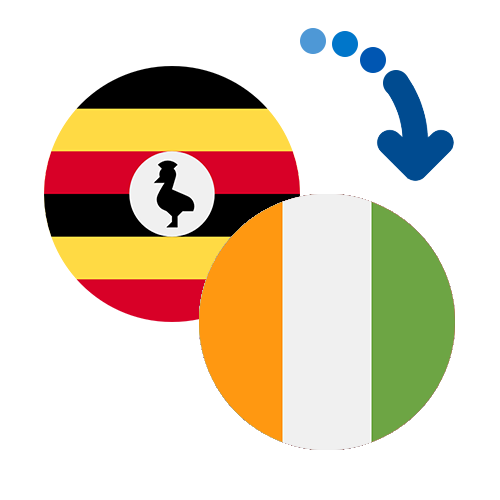 Как перевести деньги из Уганды в Кот д'Ивуар