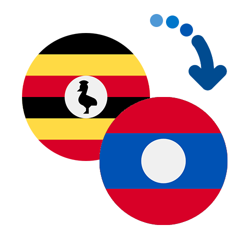 Wie kann man online Geld von Uganda nach Laos senden?
