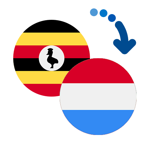 ¿Cómo mandar dinero de Uganda a Luxemburgo?
