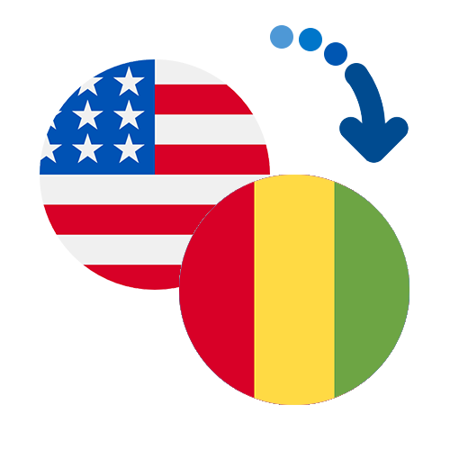 Wie kann man online Geld von den USA nach Guinea senden?