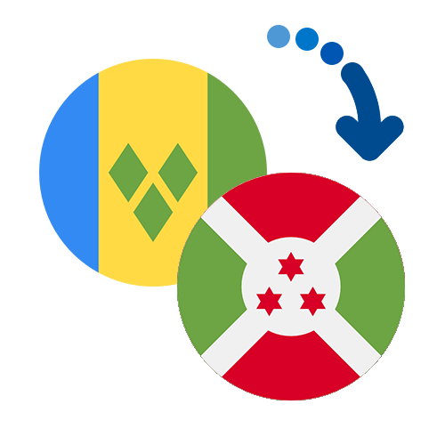 Wie kann man online Geld von St. Vincent und die Grenadinen nach Burundi senden?