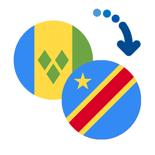 Wie kann man online Geld von St. Vincent und die Grenadinen nach Kongo senden?