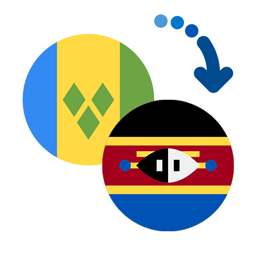 Wie kann man online Geld von St. Vincent und die Grenadinen nach Swasiland senden?