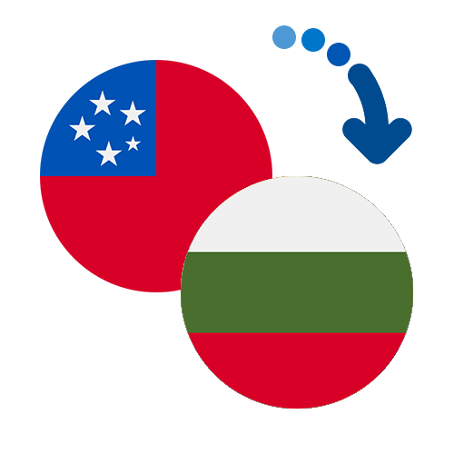 Wie kann man online Geld von Samoa nach Bulgarien senden?