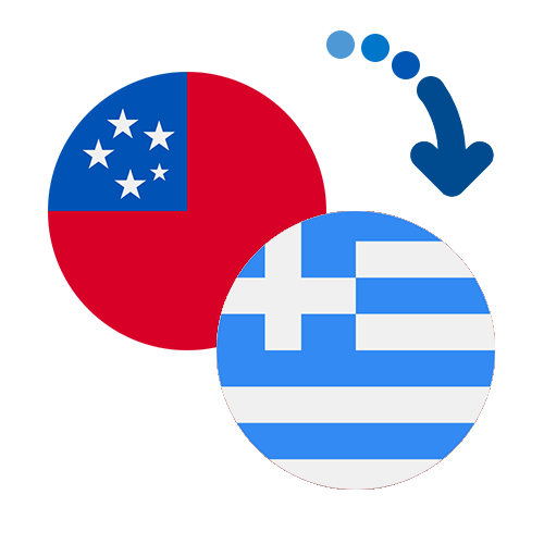 Wie kann man online Geld von Samoa nach Griechenland senden?