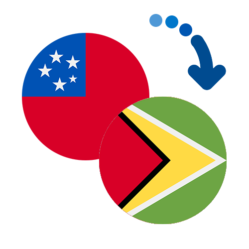 ¿Cómo mandar dinero de Samoa a Guyana?