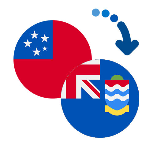 Wie kann man online Geld von Samoa auf die Cayman Inseln senden?