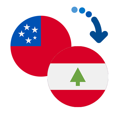 Jak wysłać pieniądze z Samoa do Libanu online?