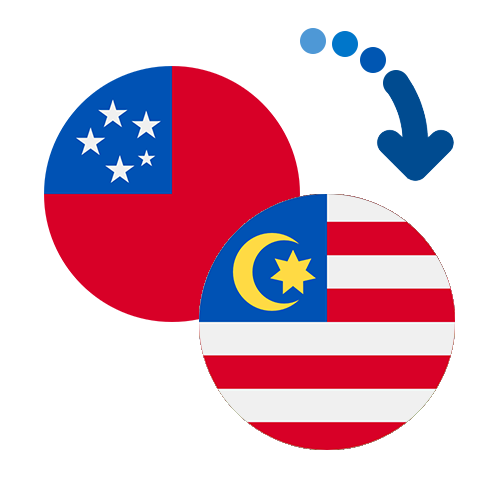 Wie kann man online Geld von Samoa nach Malaysia senden?