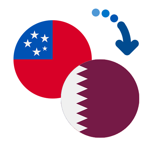 ¿Cómo mandar dinero de Samoa a Qatar?