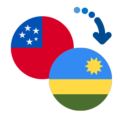 Wie kann man online Geld von Samoa nach Ruanda senden?