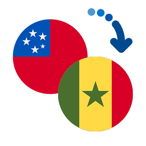 ¿Cómo mandar dinero de Samoa a Senegal?