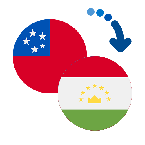 ¿Cómo mandar dinero de Samoa a Tayikistán?