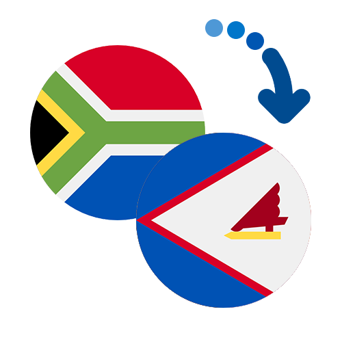 Jak wysłać pieniądze z Republiki Południowej Afryki do Samoa Amerykańskiego online?