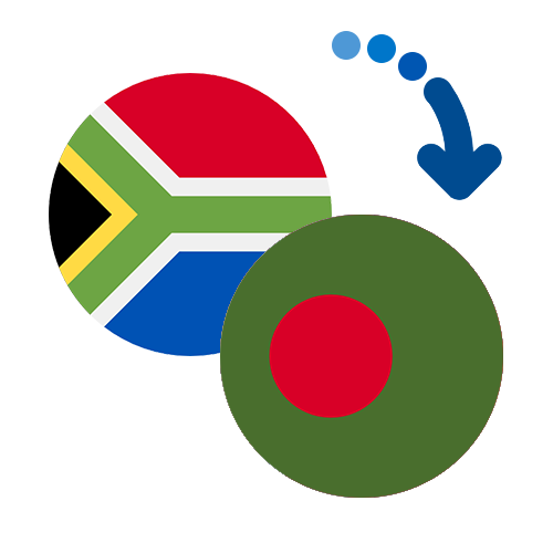 Wie kann man online Geld von Südafrika nach Bangladesch senden?
