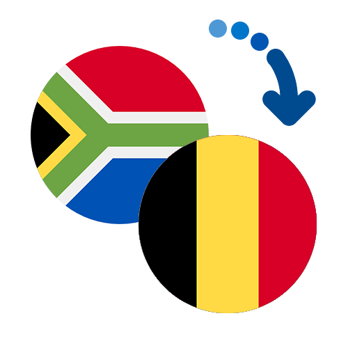 How to send money from South Africa to Belgium