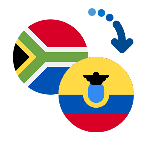 Wie kann man online Geld von Südafrika nach Ecuador senden?