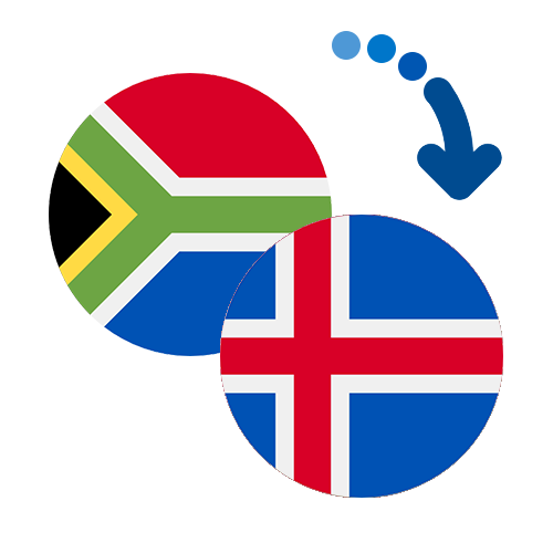 ¿Cómo mandar dinero de Sudáfrica a Islandia?