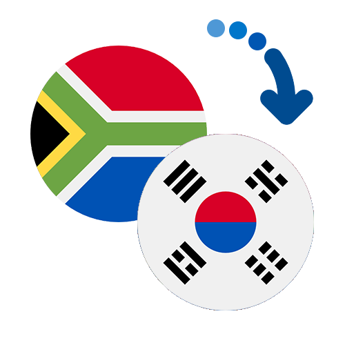 Как перевести деньги из ЮАР в Южную Корею