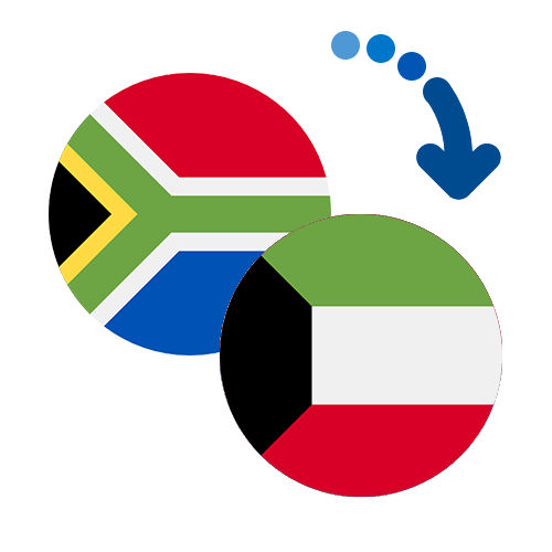 How to send money from South Africa to Kuwait