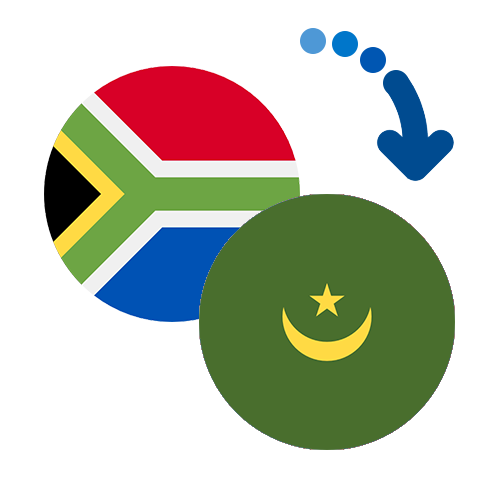 How to send money from South Africa to Mauritania